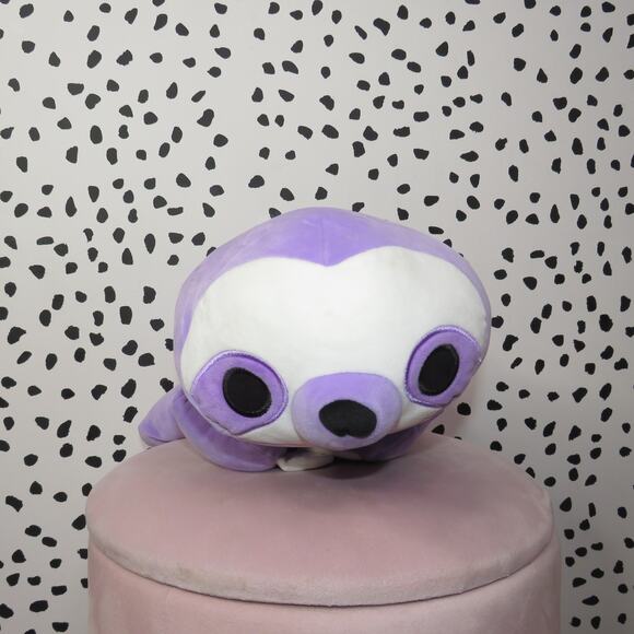 Hug-A-Lumps Purple Weighted Sloth Squishy Plush Stuffed Animal - Picture 1 of 6